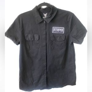 Button up men’s work shirt